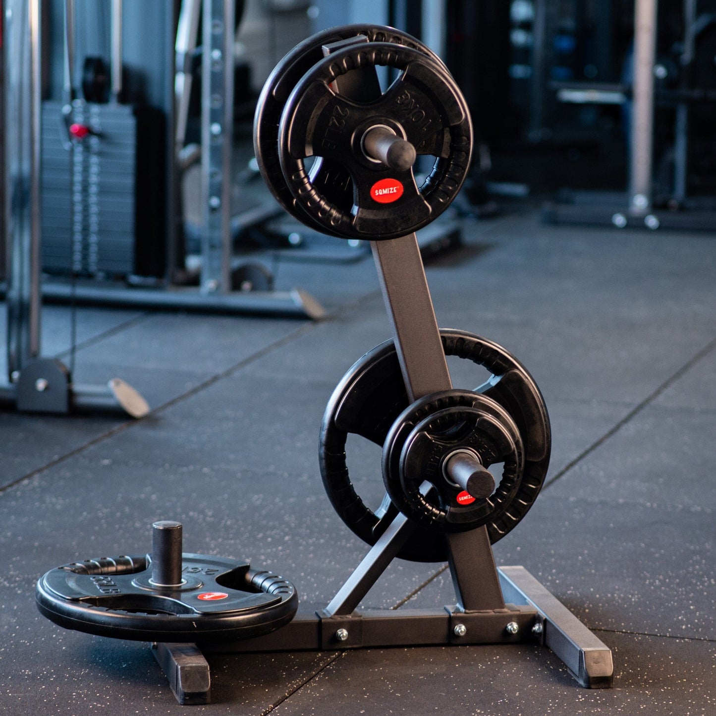 Olympic Classic Rubber Plate Special Langhantelset SQMIZE® DB, 70 - 140 kg www.simpleproducts.at