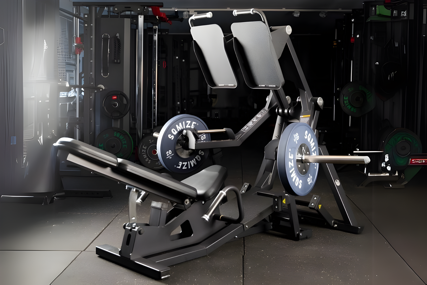 Iso-Laterale Studio Beinpresse SQMIZE® PREMIUM BISON LPL30i