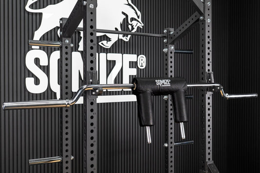 Olympia Safety Squat Bar SQMIZE® OBSB ELITE Q91, Frontgriffe Stahl