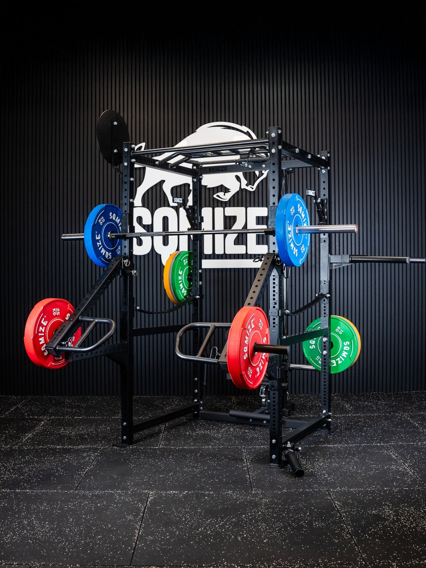 SQMIZE® ELITE CLUB SQ8-RS Power Rack, Höhe 195 - 235 cm
