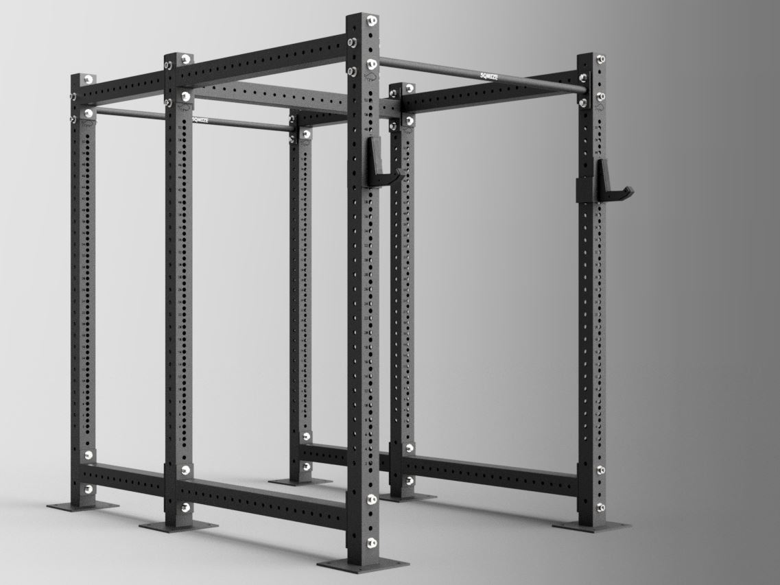 Power Rack + Half Rack Konfigurator SQMIZE® PREMIUM BISON www.simpleproducts.at 190 + 190 Ohne Ablage Sandwich J Cup