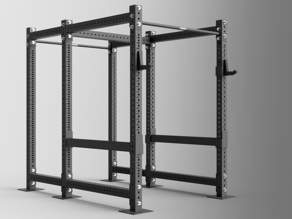 Power Rack + Half Rack Konfigurator SQMIZE® PREMIUM BISON www.simpleproducts.at 190 + 190 Safety Bar Sandwich J Cup