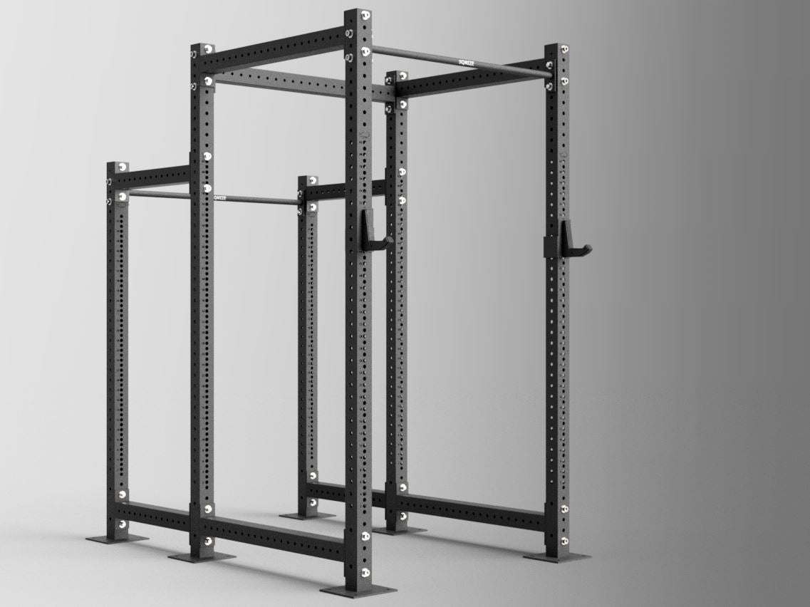 Power Rack + Half Rack Konfigurator SQMIZE® PREMIUM BISON www.simpleproducts.at 240 + 190 Ohne Ablage Sandwich J Cup