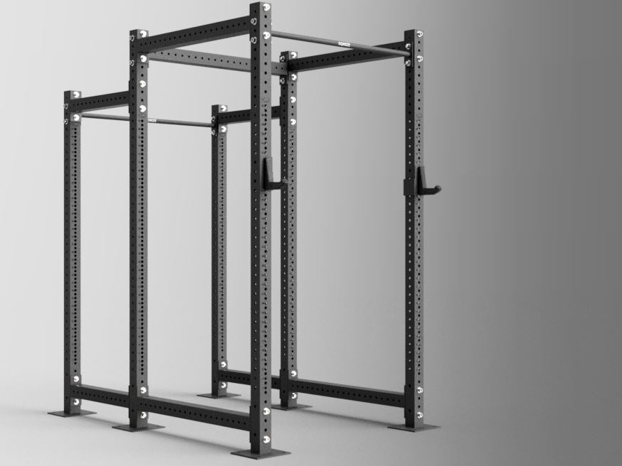 Power Rack + Half Rack Konfigurator SQMIZE® PREMIUM BISON www.simpleproducts.at 240 + 210 Ohne Ablage Sandwich J Cup